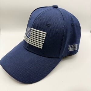 Vintage US Flag Embroidered Baseball Cap Adjustable Lightweight Dad Hat